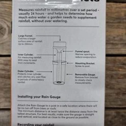 Rain Gauge 1000 - Professional -Garden Plant Store rain gauge professional 4